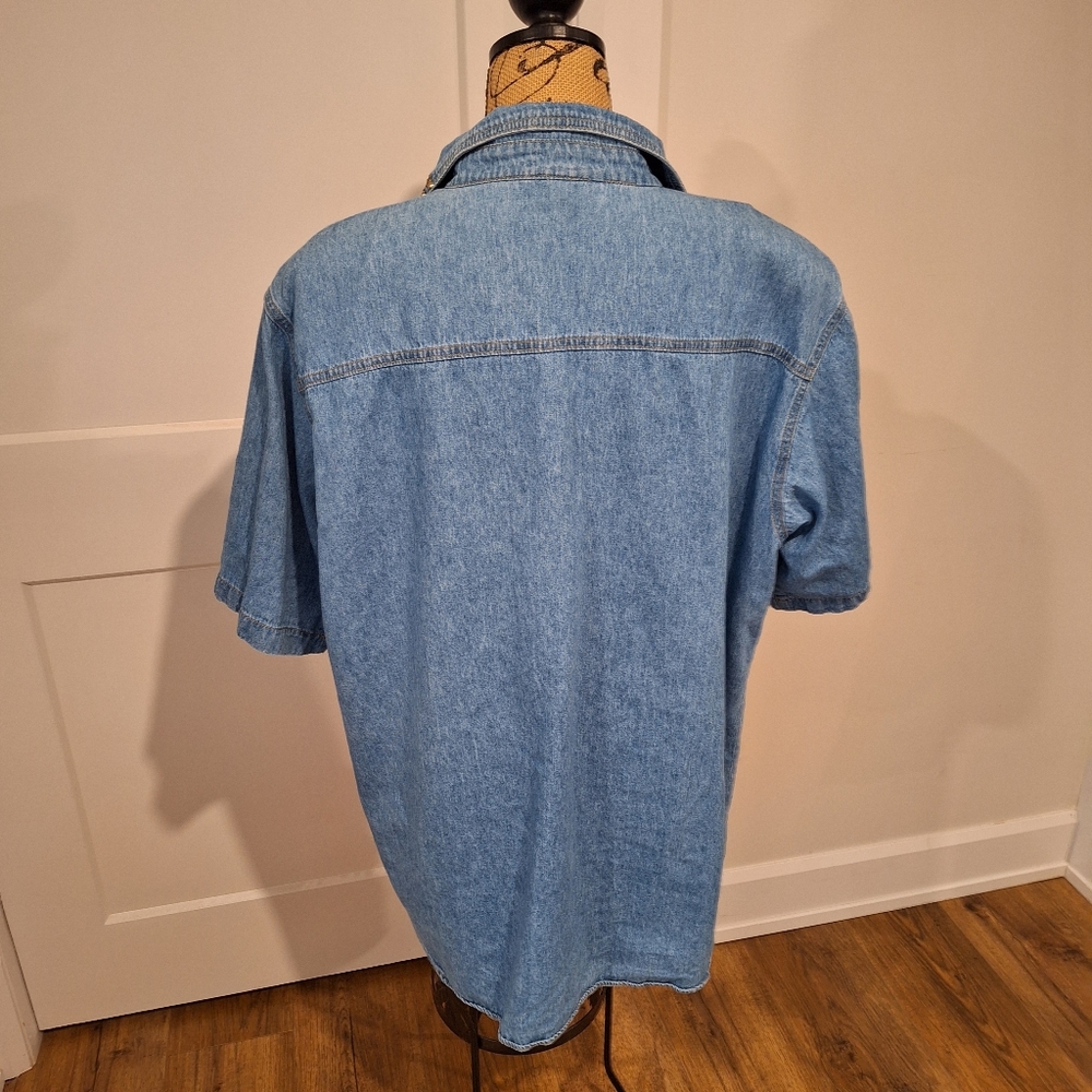 Vintage Denim Bedazzled Button Down - Picture 6 of 9